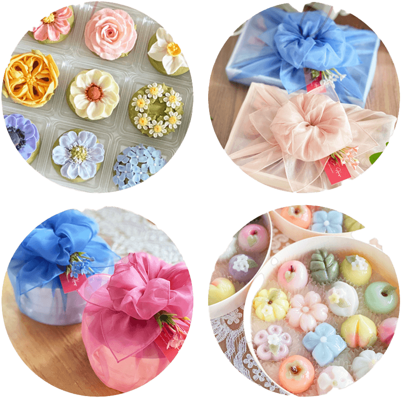 로즈의 케이크 하우스 예시 상품